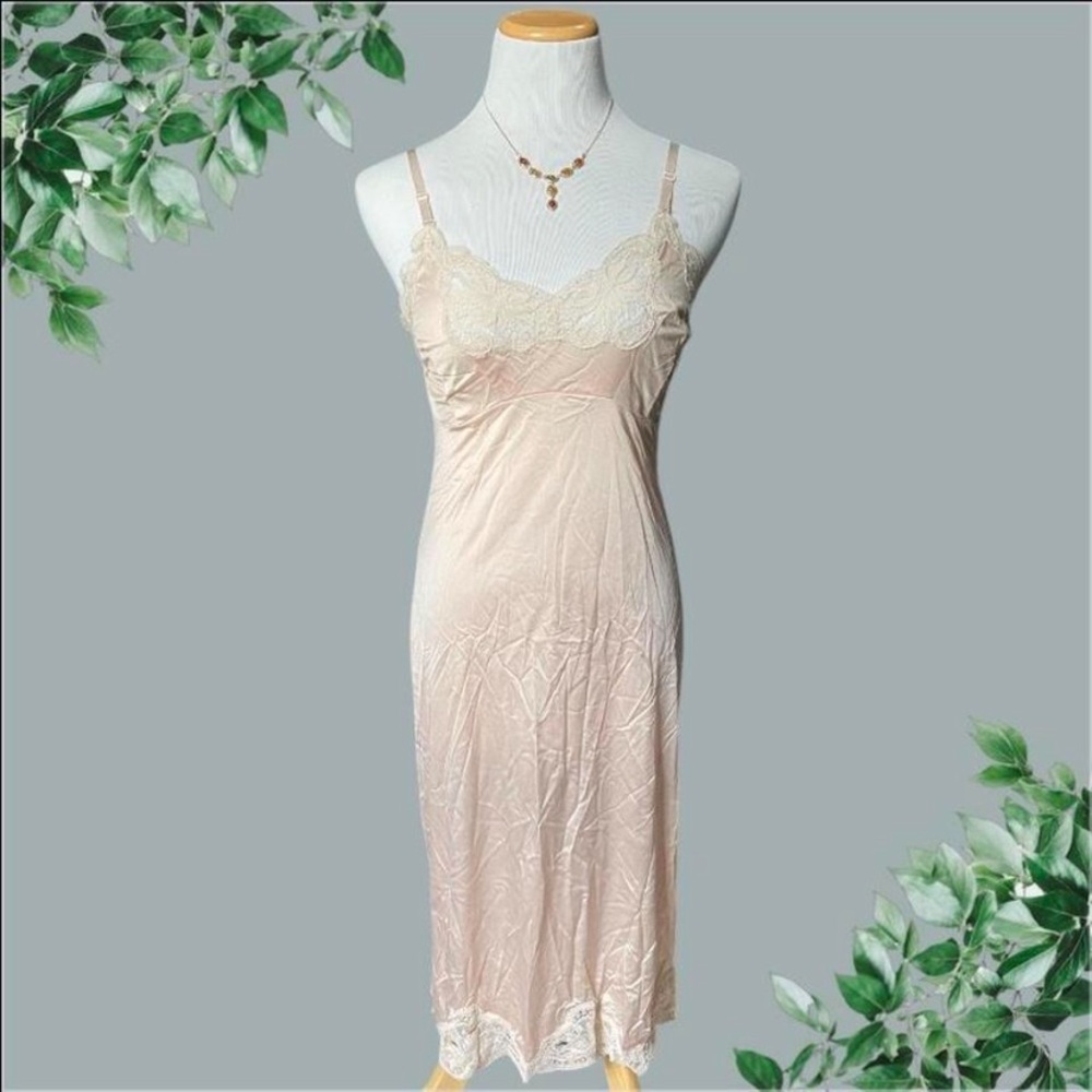 Union Made Lace Trim Slip Dress